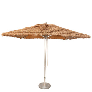 Professional Factory Parasols Straw Thatch Umbrellas Heavy Duty Patio Umbrella for Pool Garden