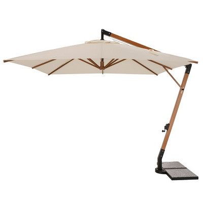 Garden Patio Umbrella Beach Cafe Hotel Luxury Outdoor Commercial cantilever parasol Large size hanging Sun Roman umbrella