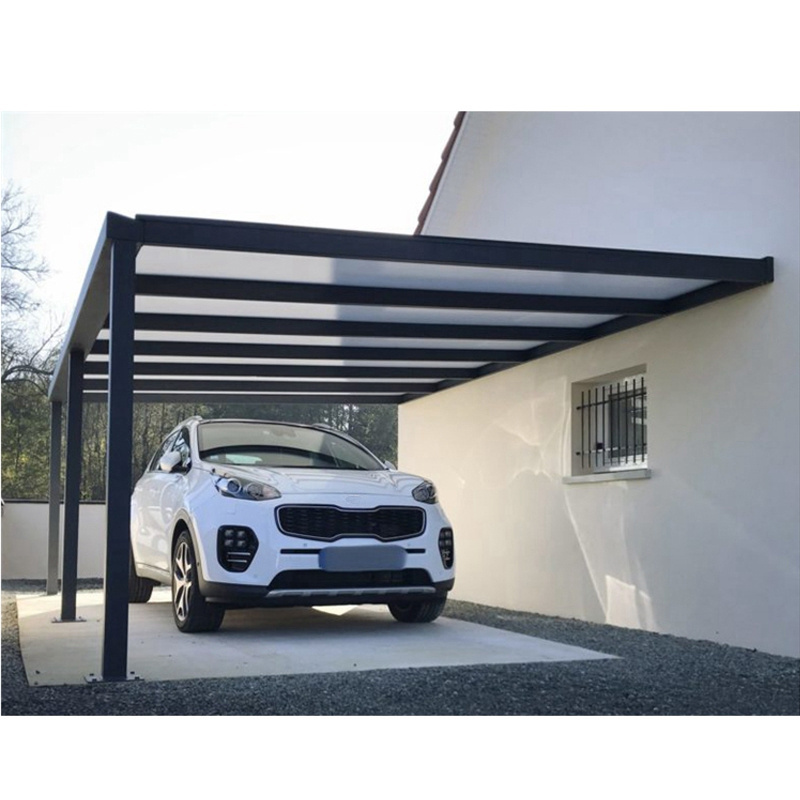 Aluminium flat roof transparent Patio Awning Cover/glass roof Patio Cover