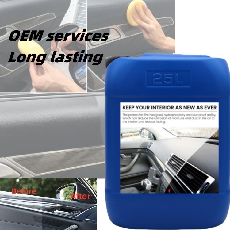 OEM Fomular car plastic long lasting polish for car interior cleaner spray product quick detailer