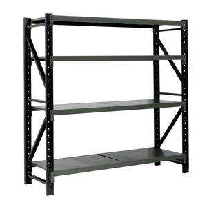 4-Shelf Shelving Steel Light Duty Industrial Warehouse Storage Racks Garage Shelves System Boltless Warehouse Rack