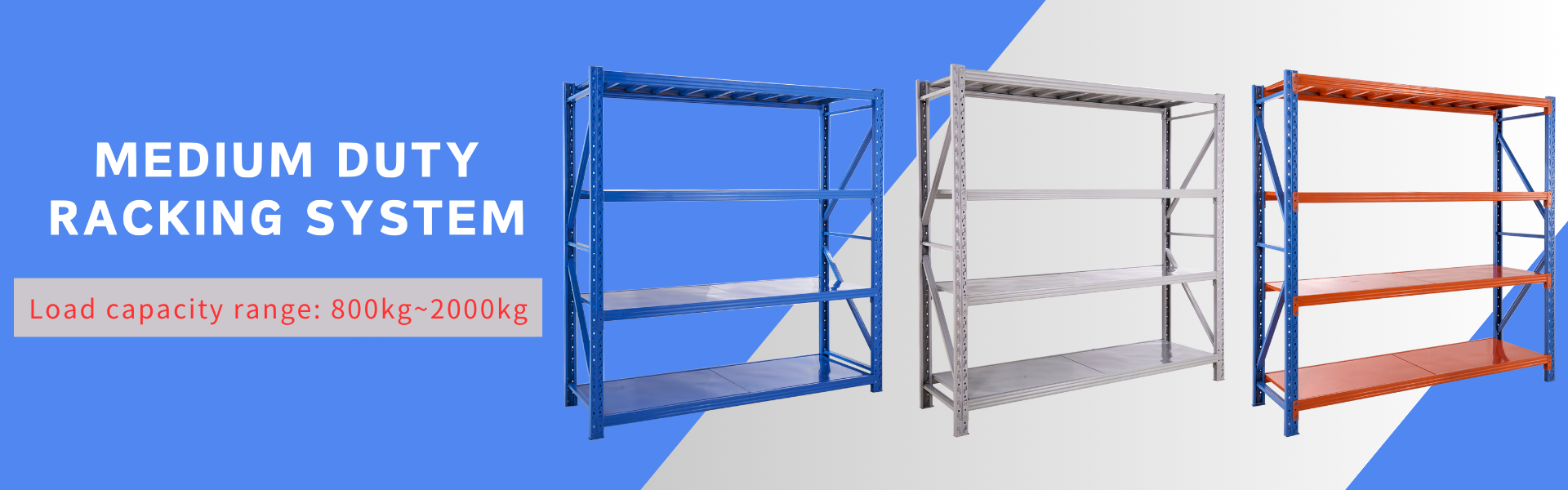 Light Duty Warehouse Racks Boltless 4 Tier Garage Shelves Adjustable Unit Metal Racking System Steel Storage Shelf Rack