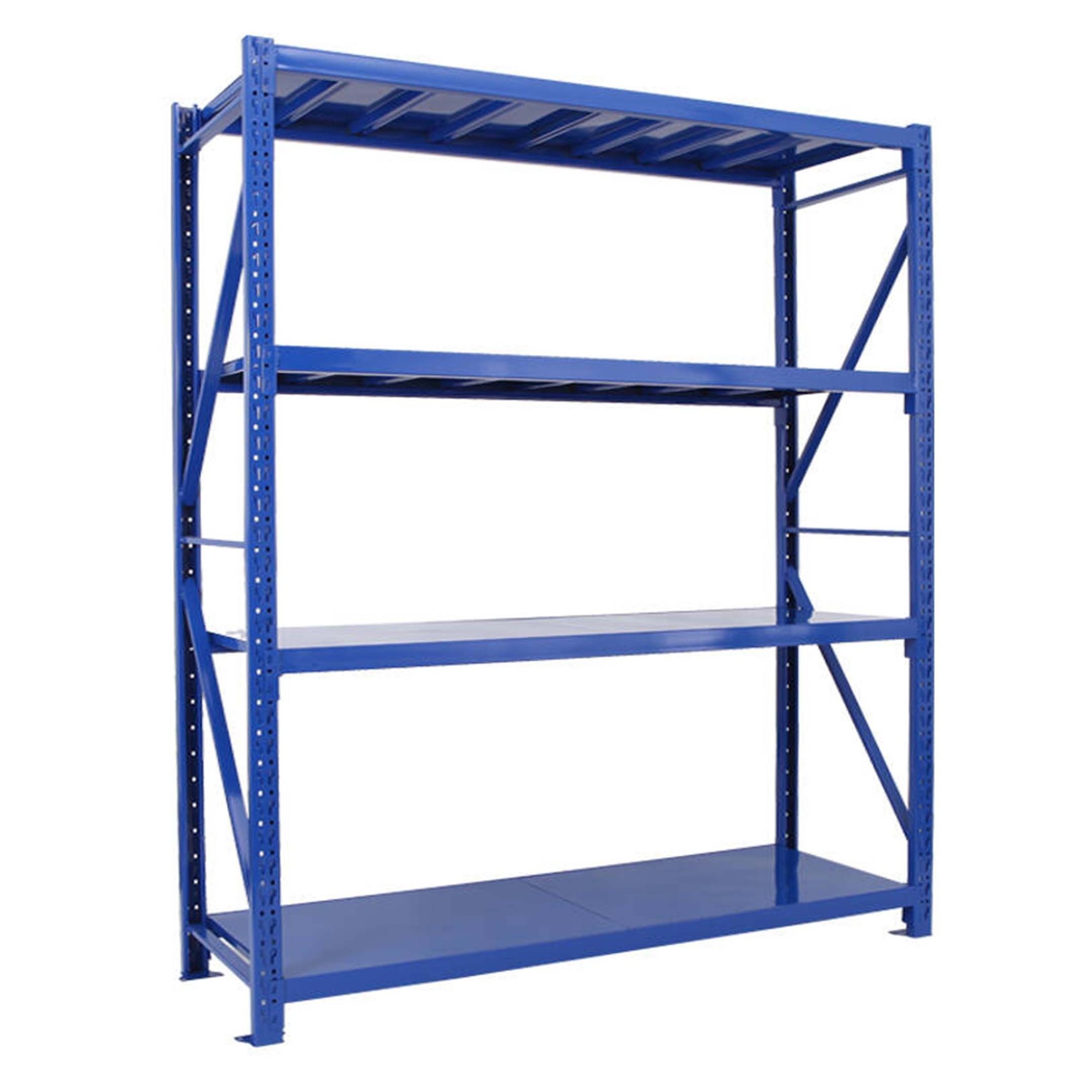 Easy Assemble Light Duty Steel Shelving Rack Shelves 4 TierShelving Warehouse Storage Rack