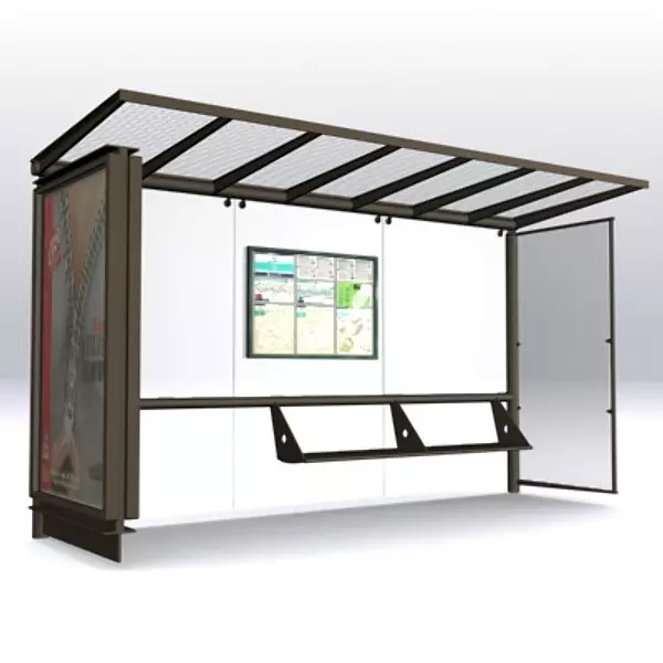 High Quality Outdoor Advertising Bus Stop Shelter For Sale