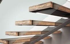 YIGO Wood Step Stairs Handrail /Modular Staircase