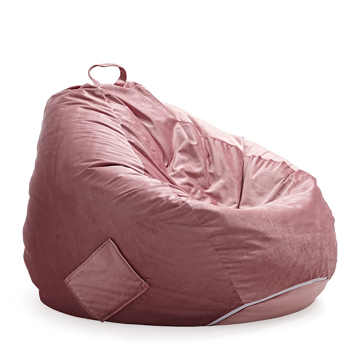 High Quality Bean Bags Living Room Chairs Big Bean Bag Portable Floating Fabric Bean Bag Bed Armchairs For Adults