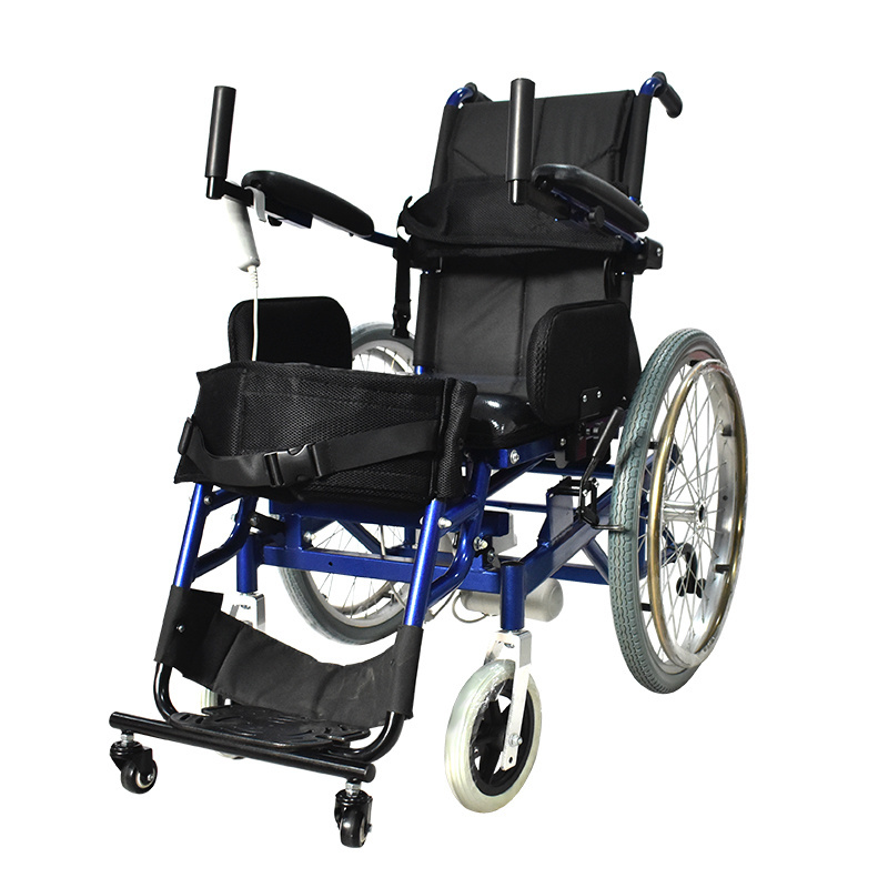 Medical equipment power standing wheelchair cost effective stand up wheelchair with anti tipper