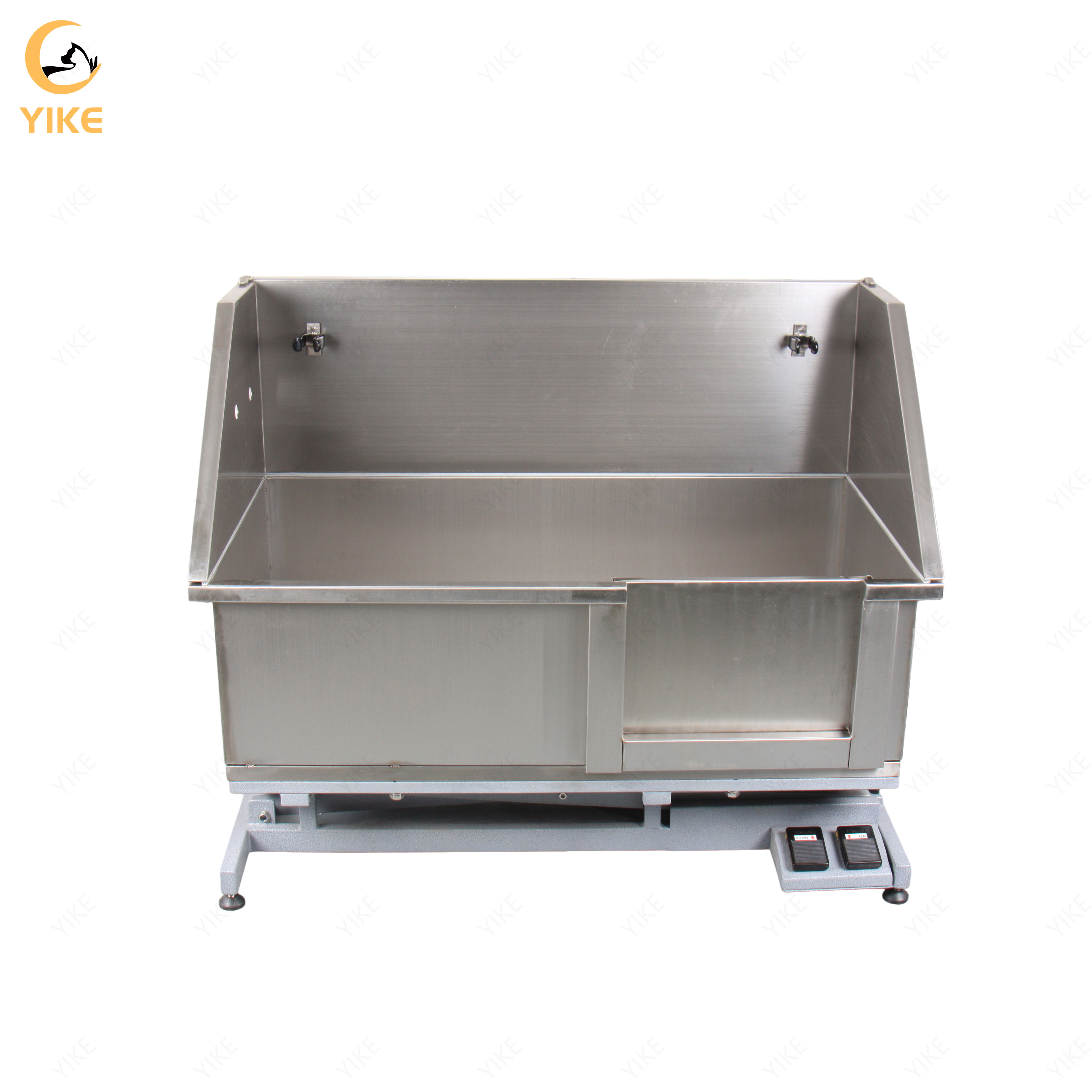 Electric Lifting Stainless Steel Tub with Sliding Door Dog Wash Machine Electric Lifting Dog Bathing Tub Pet Grooming Bathtub