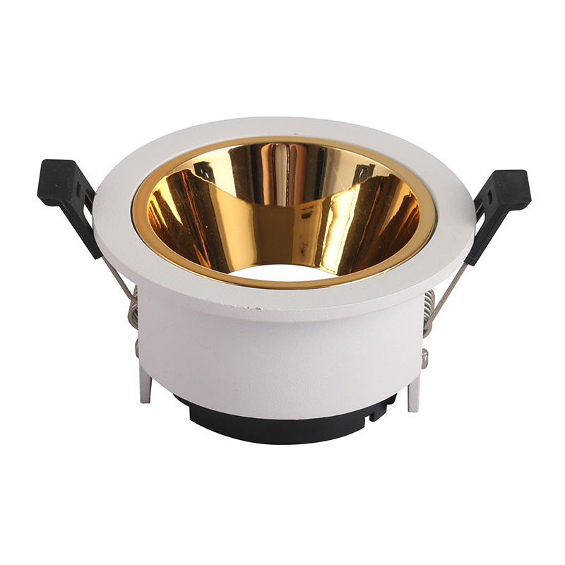 Modern 60mm Cutout Round MR16 / GU10 Recessed Downlight Aluminum Housing LED Downlight Housing