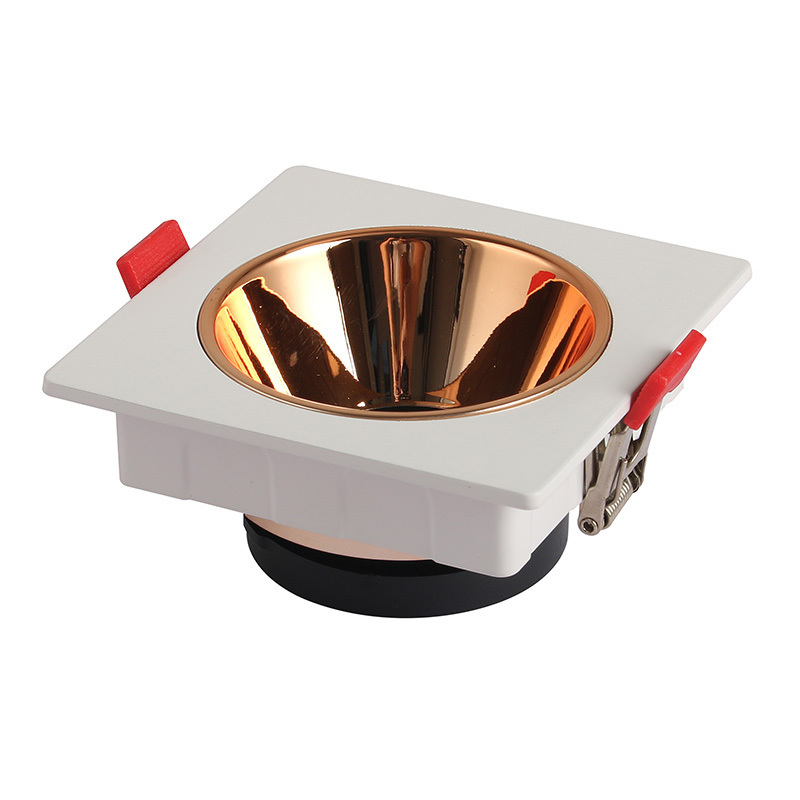 Modern 60mm Cutout Round MR16 / GU10 Recessed Downlight Aluminum Housing LED Downlight Housing