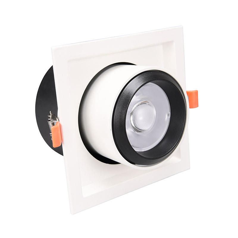 Modern Hallway Corridor Ceiling Black Flush Mount Moving Head Spot Lighting