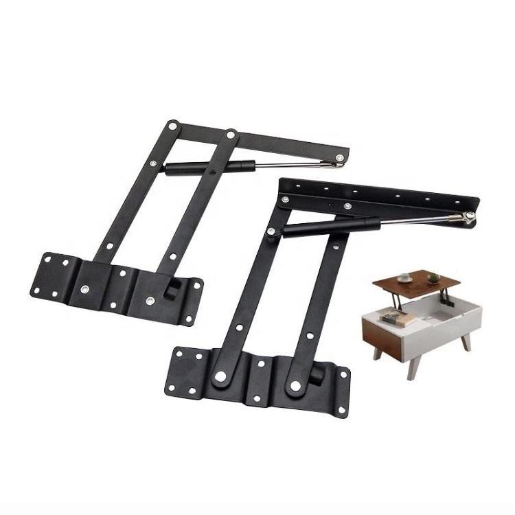 Factory Wholesale Furniture Hardware Lift Up Spring Coffee Table Hinge Save Space Folding Table Mechanism