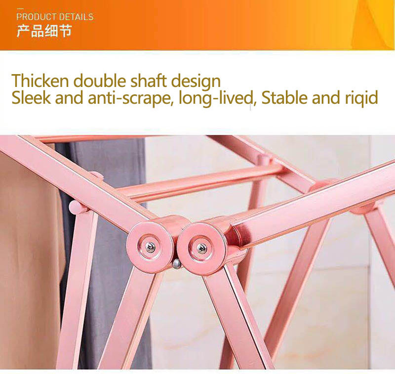 Portable Multifunctional Folding Style Standing Cloths Drying Rack