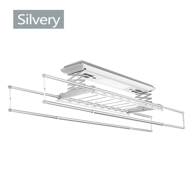 Ceiling Mounted  Heated Expandable  Electric Drying Clothes Hanger Smart Balcony Automatic Hanging Clothes Rack