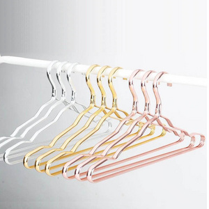 Anti Slip Metal Pant & Clothes Hanger Drying Rack Short Neck  Hangers