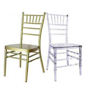 Hotel Seat Wedding Decor Tiffany chairs White Decorations Gold Chiavari Chair