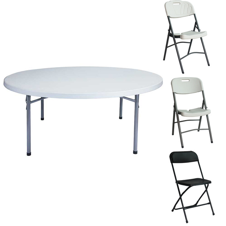 China manufacturer Wholesale popular HDPE plastic folding table  for events