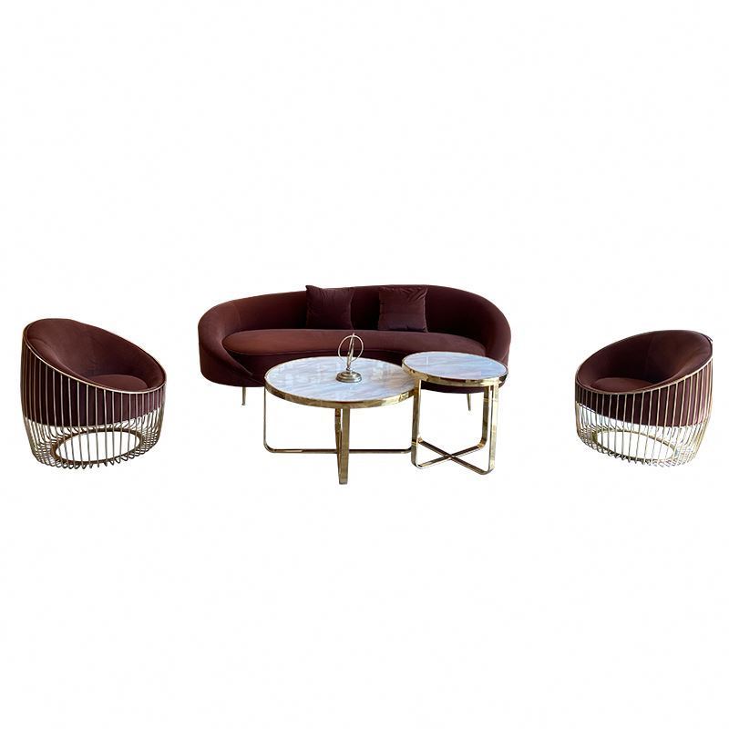 Round Hotel Lobby Sofa Curved Sofa Furniture C Shaped Fabric Sofa For Hotel/Living room/Bedroom