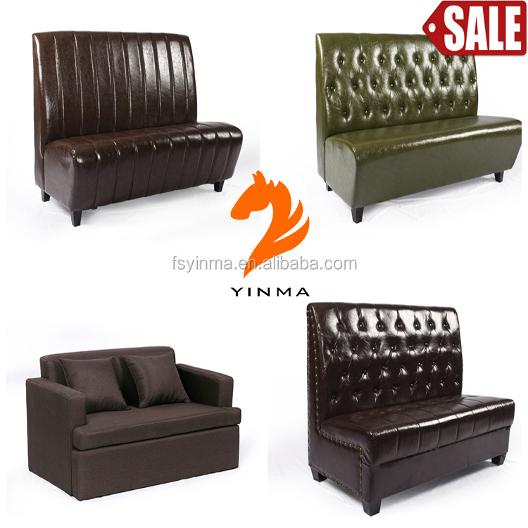 YINMA Hot sale high temperature resistance Restaurant booth sofa design