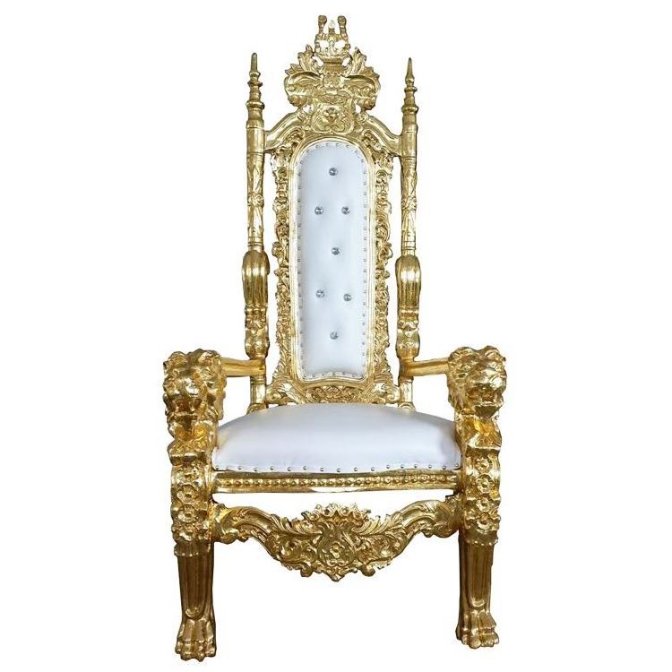 factory custom plastic throne chair furniture used office princess red and gold purple king and queen throne chair