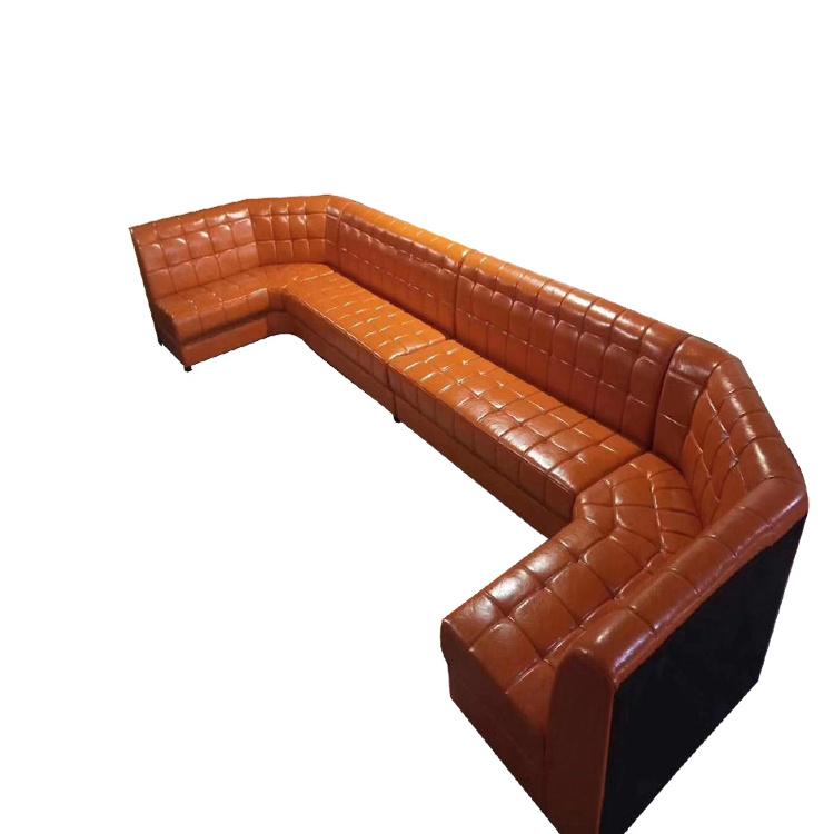 Yinma factory price luxury restaurant sofa booth seating  fast food booth