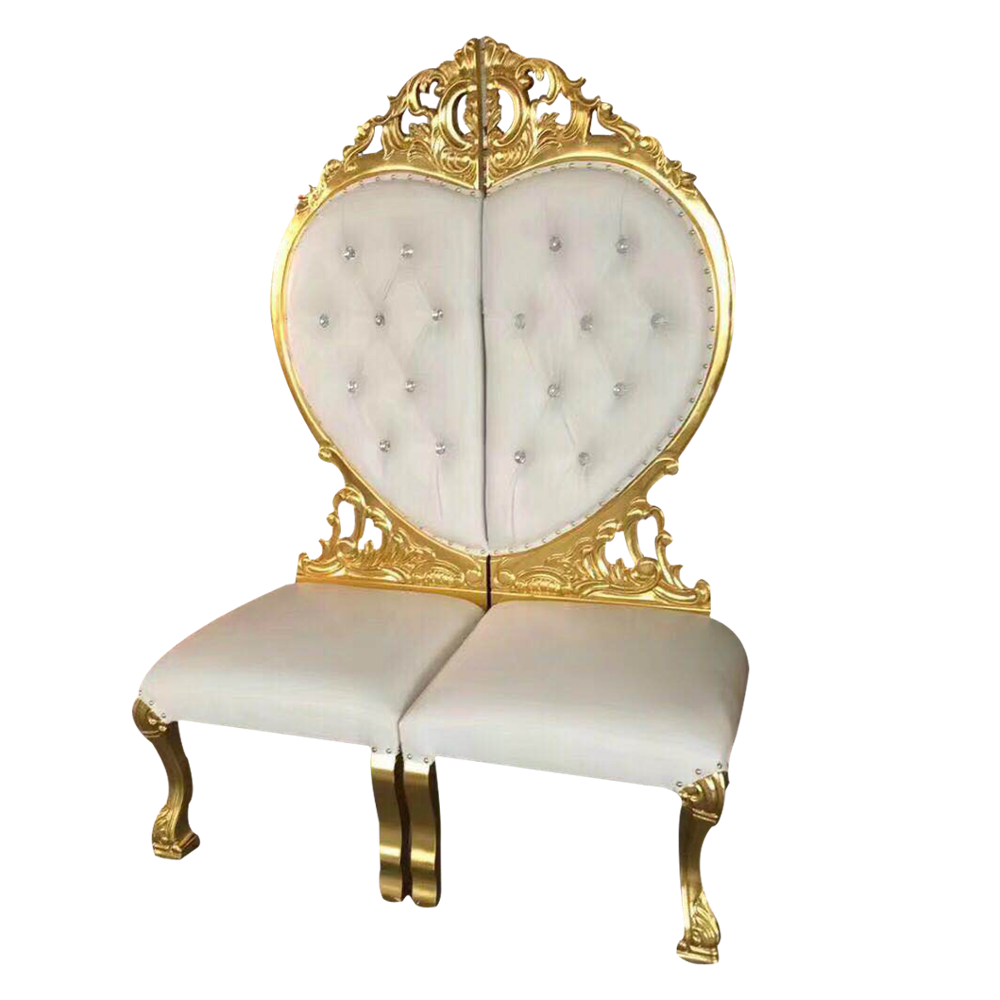 Luxury high back king and queen chair wedding throne chairs for party