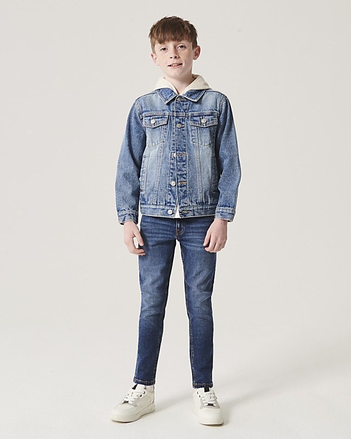 2024 Boys Blue Relaxed Slim Jeans Kids Toddler Denim Trousers Manufacturers