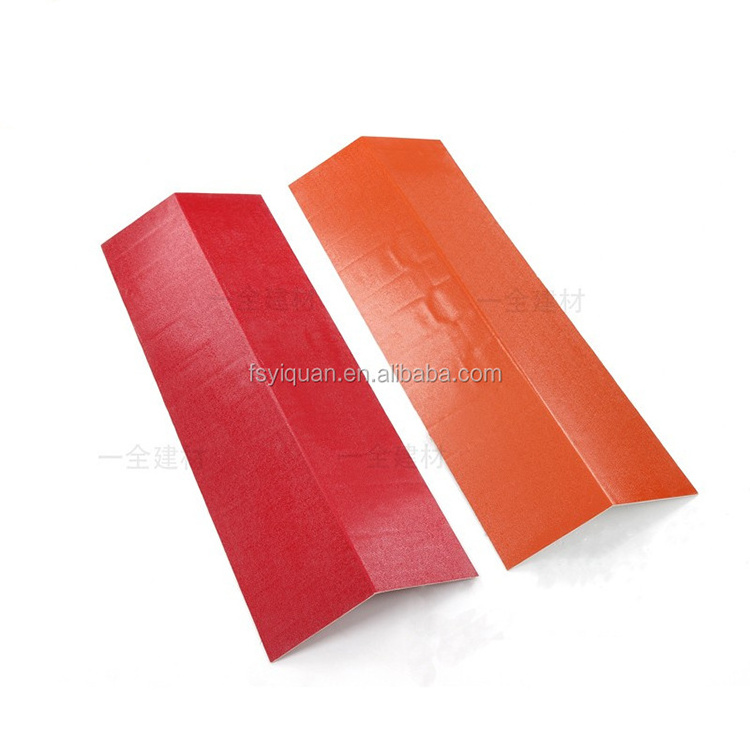 competitive price resin roofing tile accessories decorative roof tile ridge cap