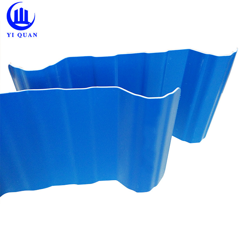 Waterproof heat insulation solid PVC corrugated plastic roof tile for warehouse workshop sheds cladding wall