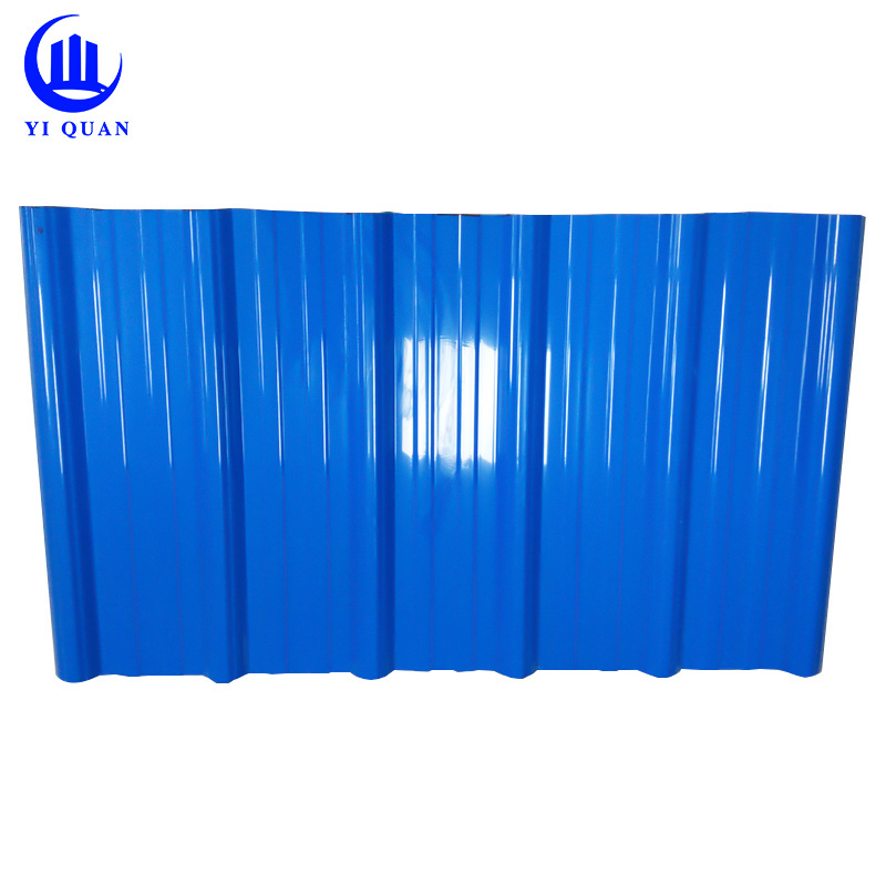 Waterproof heat insulation solid PVC corrugated plastic roof tile for warehouse workshop sheds cladding wall