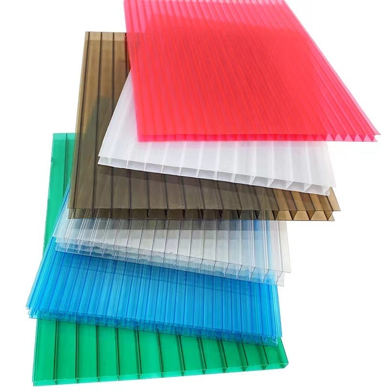 UV coated skylight anti-fog popular transparent corrugated polycarbonate pc roof sheet waterproof for greenhouse warehouse