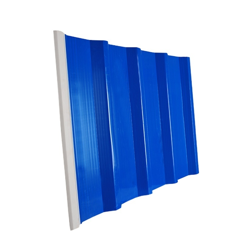 Durable double hollow corrugated asa pvc roof sheets