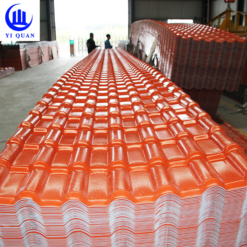 2.3mm thickness PVC roof tile Weather resistance roof tile Long lifespan tile for House