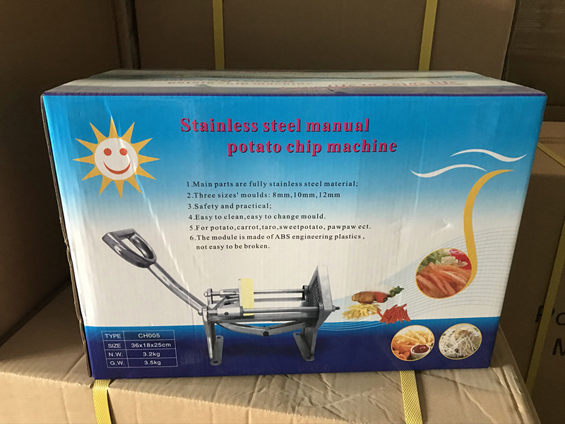 Manual Cutter Potato Slicer French Fry Cutter Machine With 2 Blades