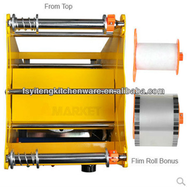 High Quality Best and cheap product aluminium foil lid plastic cup sealer machine