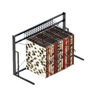 Low Price Swing Arm Rug Display Rack Hanging Rug Display Metal Rack