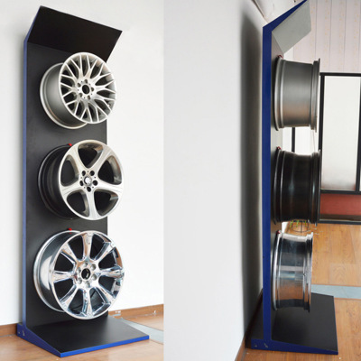 Alloy Wheel Auto Accessory Display Rack Hub Wheel Display Racks Alloy Cars Wheels And Rims Rack