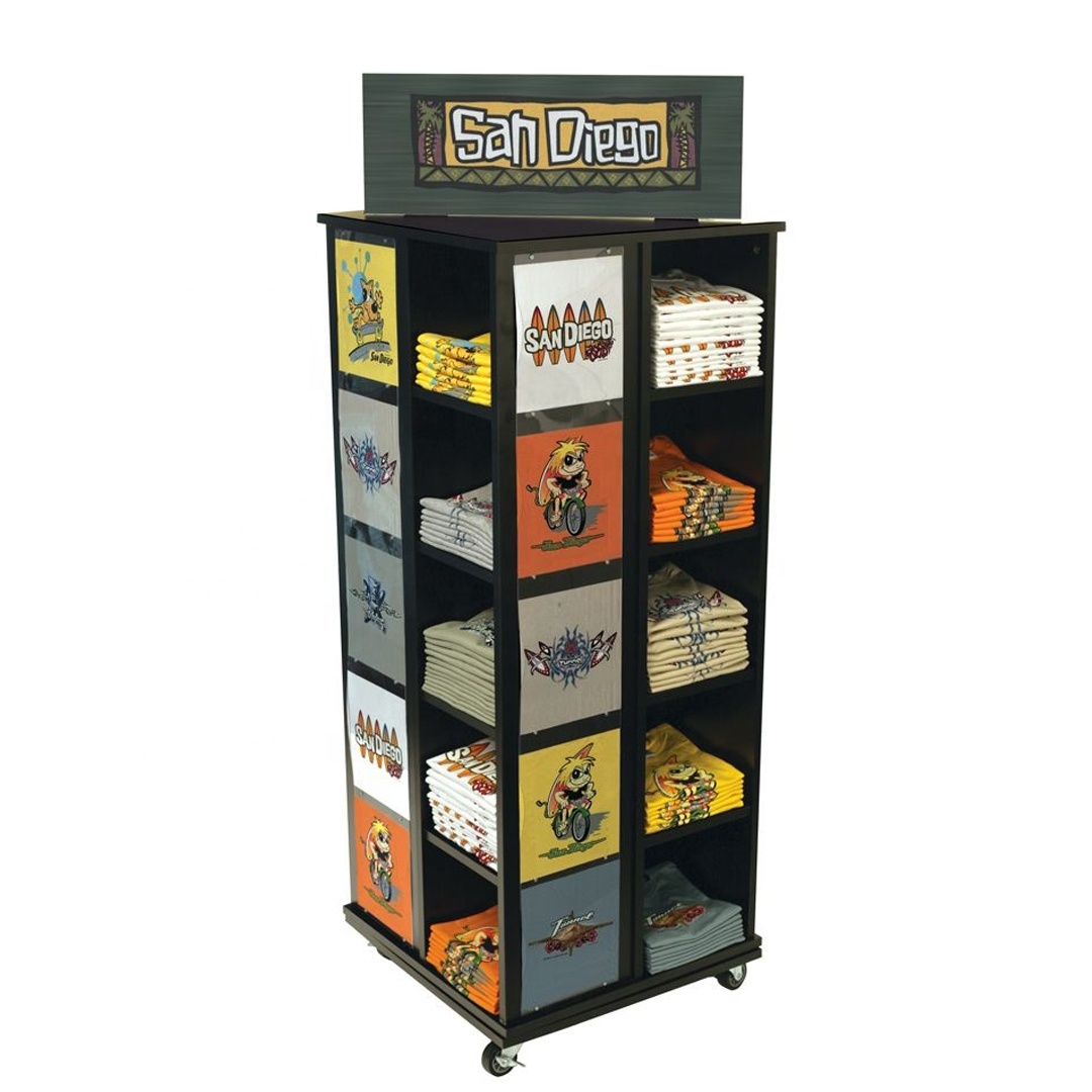 Custom T Shirt Display Racks Garment Display Rack Manufacturers Tshirt Jeans Apparel Display Rack