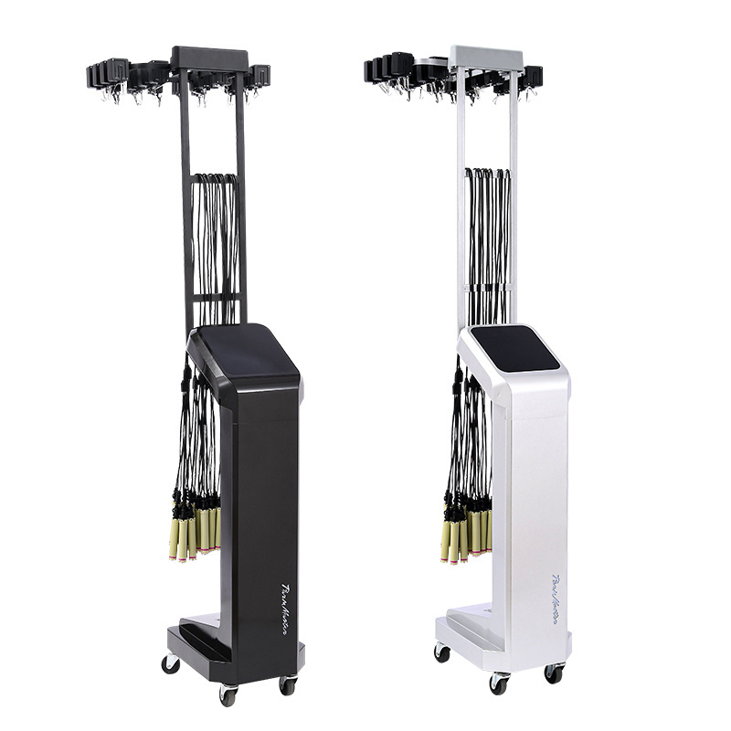 Digital Salon Perm Machine Upgraded LED Dual Screen Touch Temp Control Standing Digital Spa Hair Perm Machine