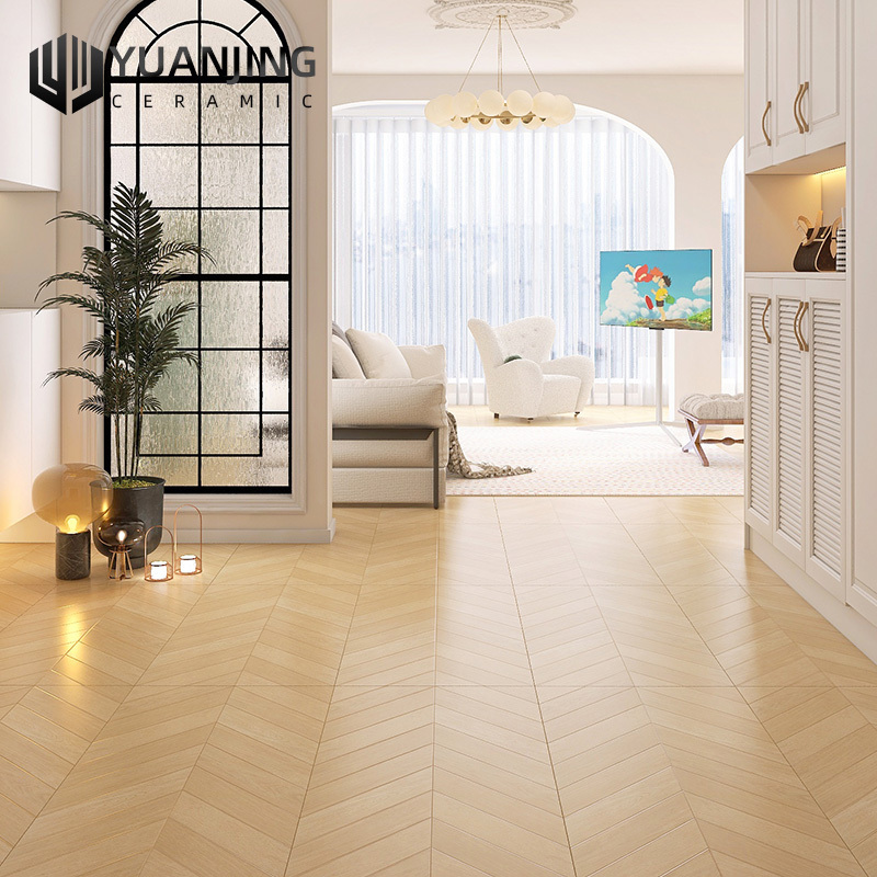 800x800mm Soft Velvet Wooden Grain Tile Living Room Floor Cream Skin Glaze 600x1200 Concave Convex Firebrick Function porcelain