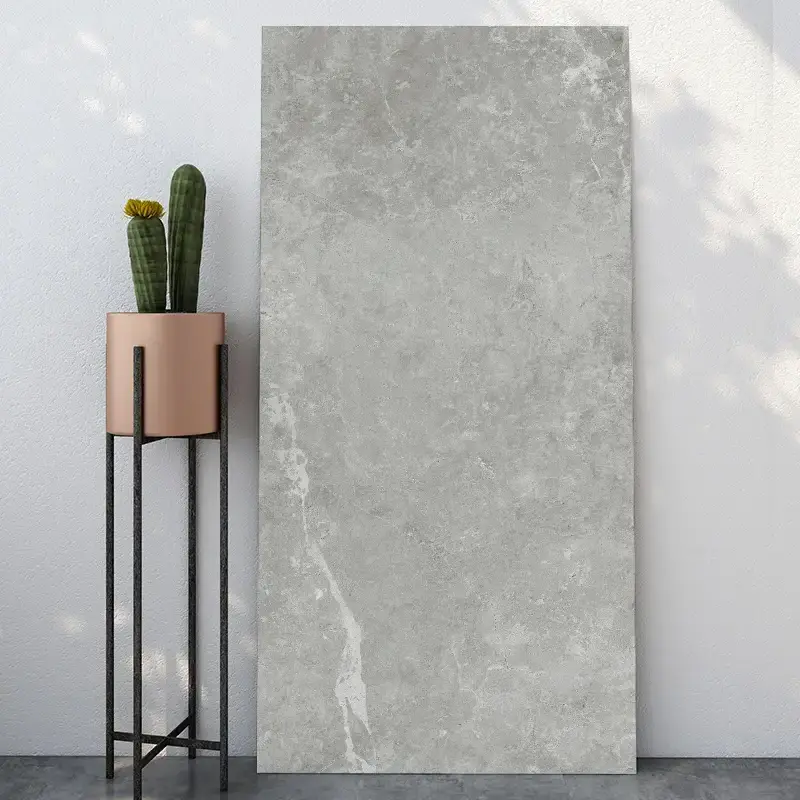 Cheap Price Indoor White Ceramic Wall Large Slab Porcelain Floor Tiles Full Polished Glazed Marble Look 750X1500 Big Tile