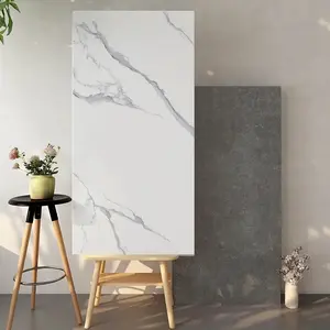 Cheap Price Indoor White Ceramic Wall Large Slab Porcelain Floor Tiles Full Polished Glazed Marble Look 750X1500 Big Tile