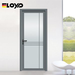 Eloyd High Quality Exterior Bathroom Doors Aluminum Storage Room Sliding Swing Door For Restaurant