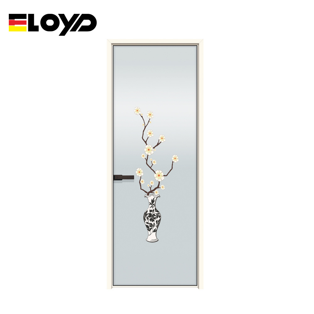 Eloyd High Quality Exterior Bathroom Doors Aluminum Storage Room Sliding Swing Door For Restaurant