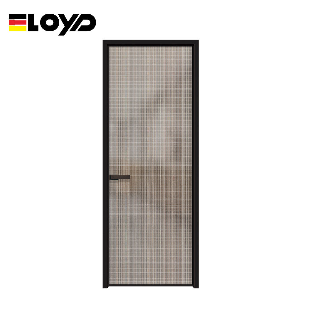 Eloyd High Quality Exterior Bathroom Doors Aluminum Storage Room Sliding Swing Door For Restaurant