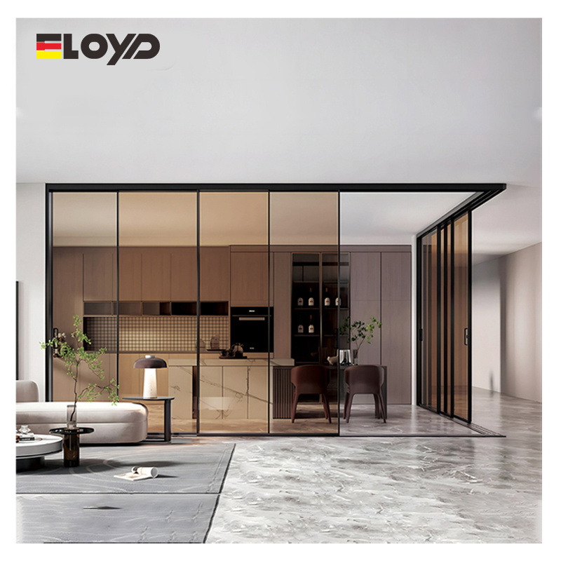 Eloyd Room Divider Soundproof Sliding Doors Price Office China Sliding Door Plexiglass Bedroom Buffer Sliding Door