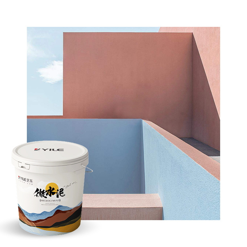 Yile OEM/ODM Fireproof interior microcement Wall Paint acrylic paint