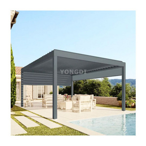 Waterproof aluminium pergolas patio cover canopy gazebo for decking