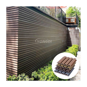 Exterior 3D wood plastic composite plastic outdoor siding waterproof wpc wall cladding board panel for decoration