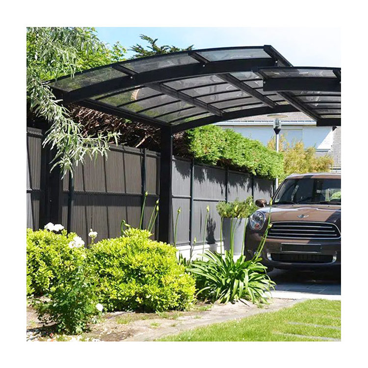 Polycarbonate roof metal aluminum parking solar panel garage rv cover shed carport